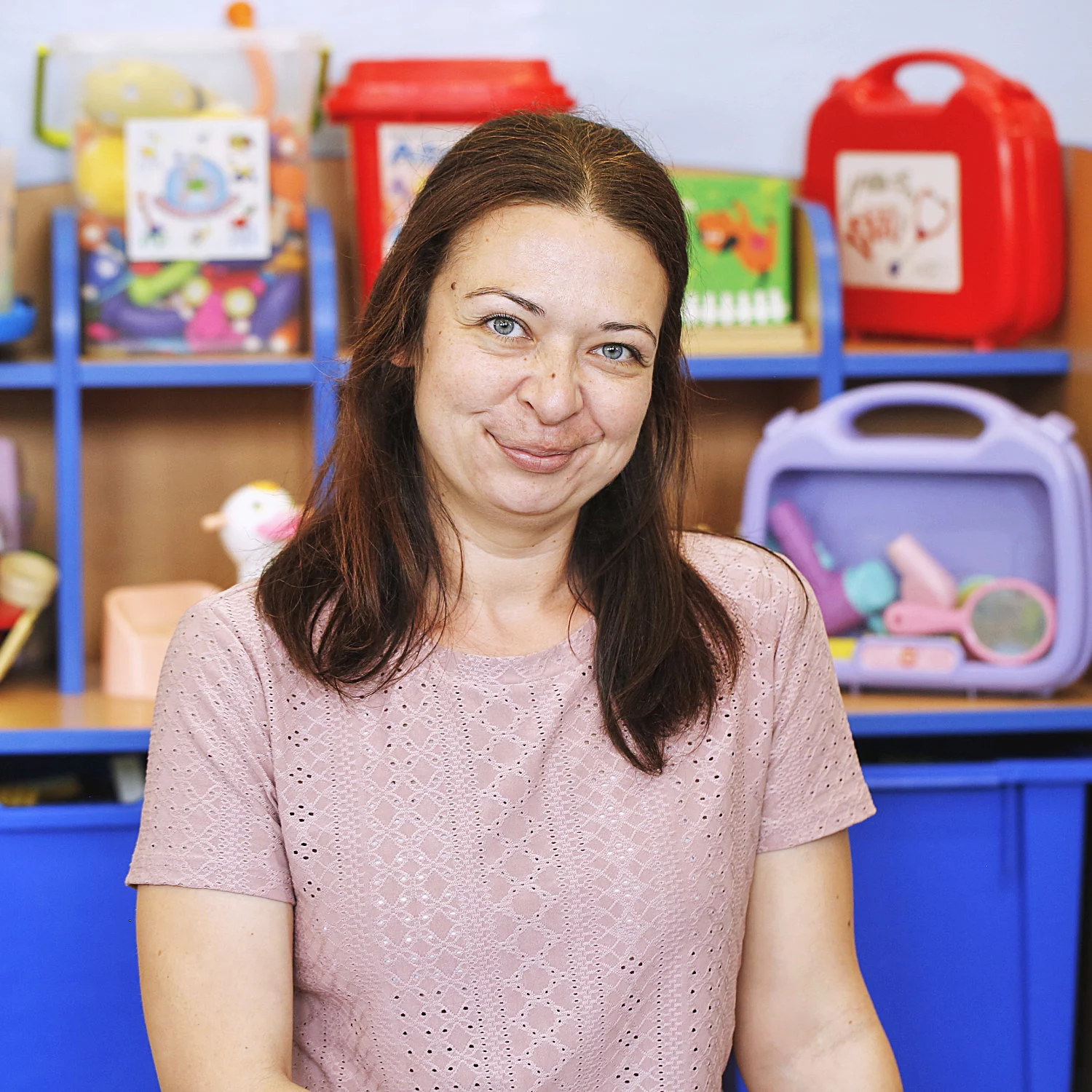 Dana Košťálová, asistent pedagoga a učitelka ve třídě Koťátka